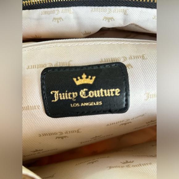 Juicy Couture Mini Backpack - Black Rosie - NWOT- Floral Pink Roses - - Picture 5 of 8